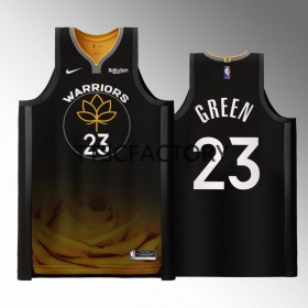 Dres Golden State Warriors Draymond Green 23 Nike 2022-23 City Edition Crno Swingman - Muške